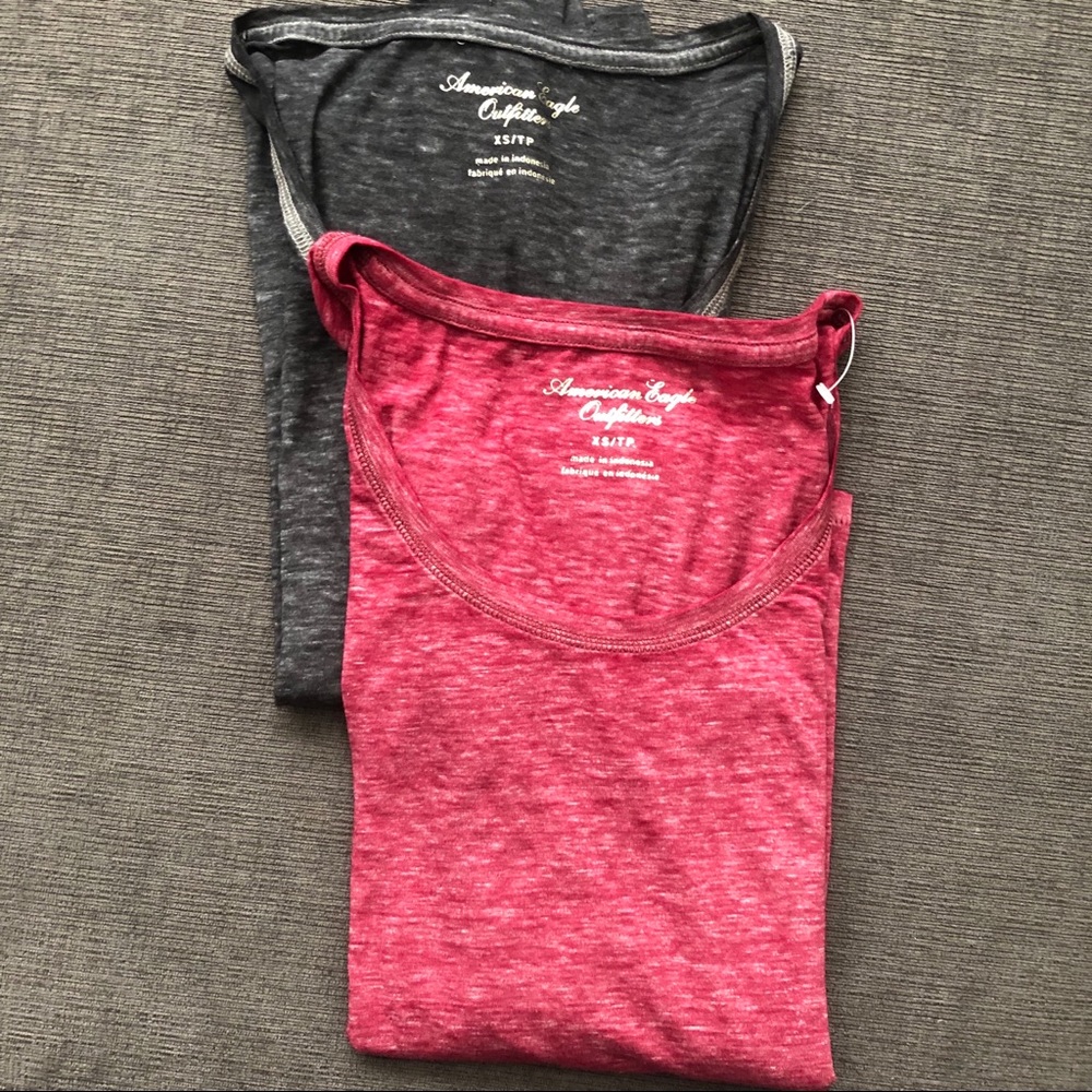 📣2 FOR $30! 📣 AE heathered long sleeved shirts